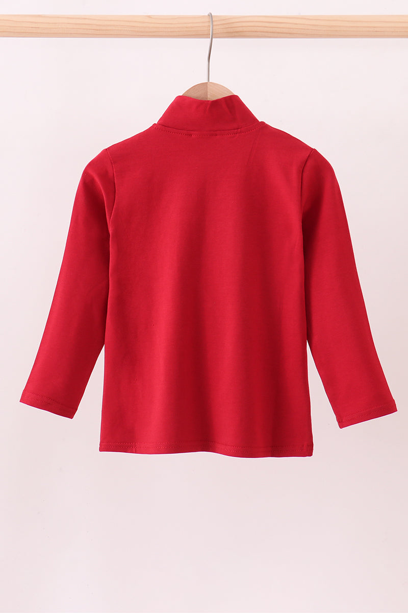 Premium Maroon Alabama embroiderytop