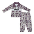 Daddy's boy embroidery camo zipper pullover pants outfits