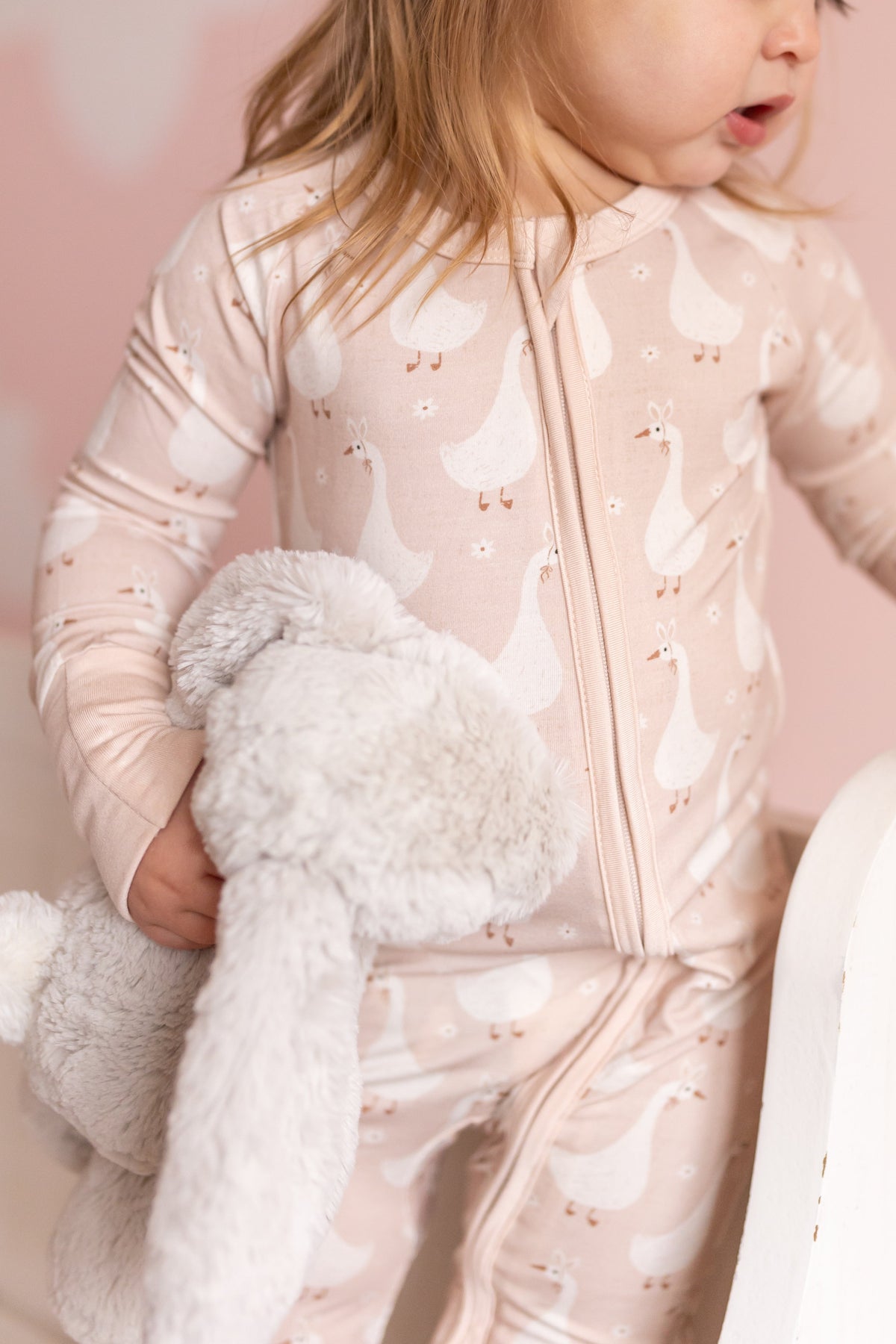 Silly Goose on the Loose Bamboo Zippy Romper